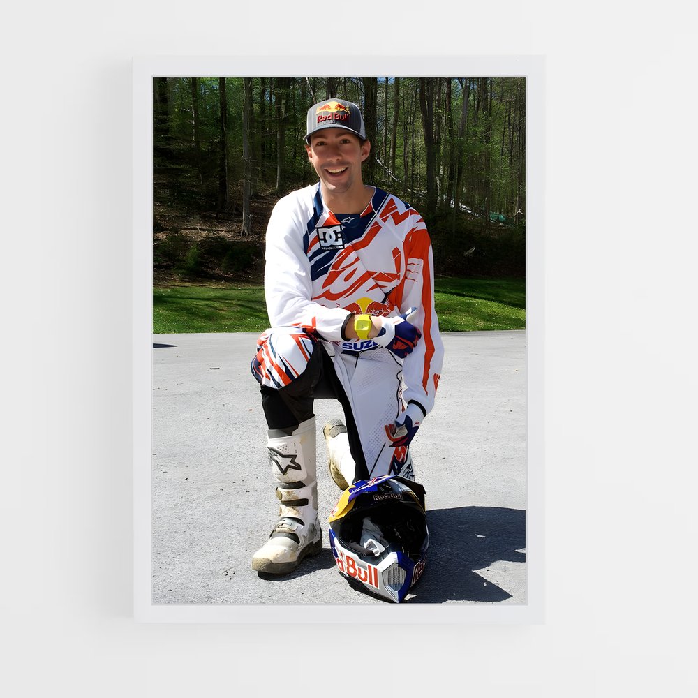 Poster Travis pastrana – affiche Motocross freestyle (vue 3)